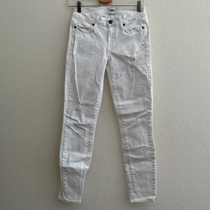 Paige Verdugo Ankle Jeans White Sz 27